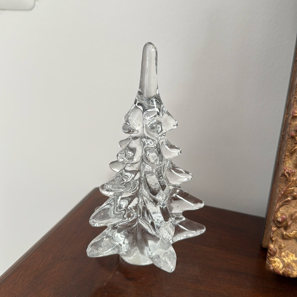 Midwest Importers Clear Glass Christmas Tree
